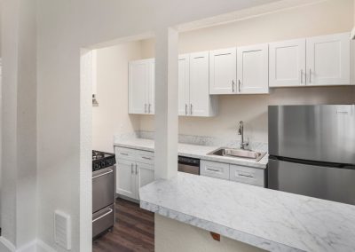 Carolina Court apartment kitchen