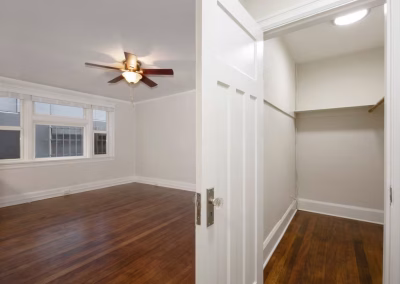 Carolina Court bedroom and closet